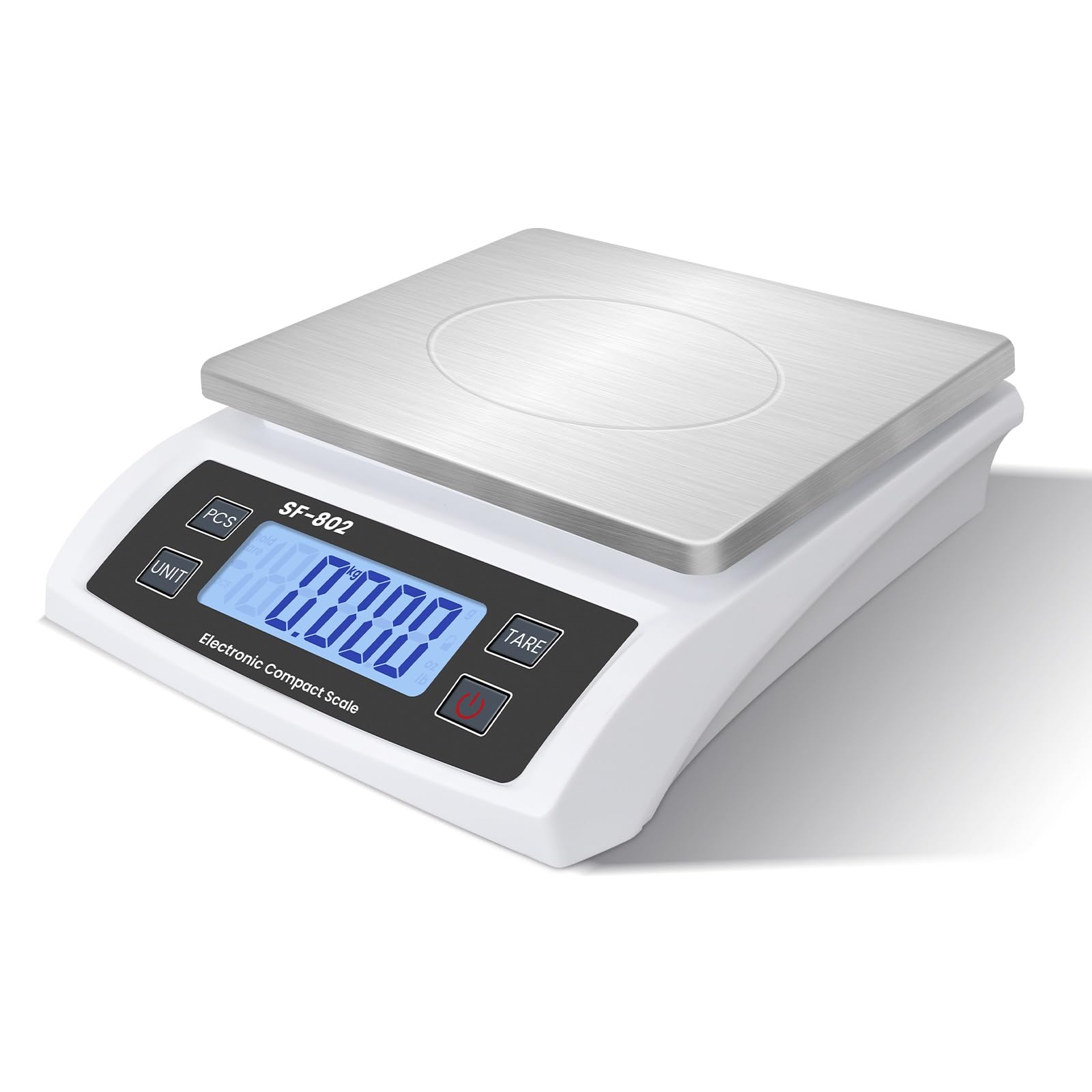 Puozult front view stainless white showing compact durable design and clear display benefit