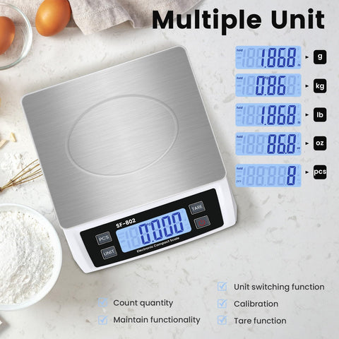 Puozult tare and function buttons close-up for fast unit changes and simple operation benefit
