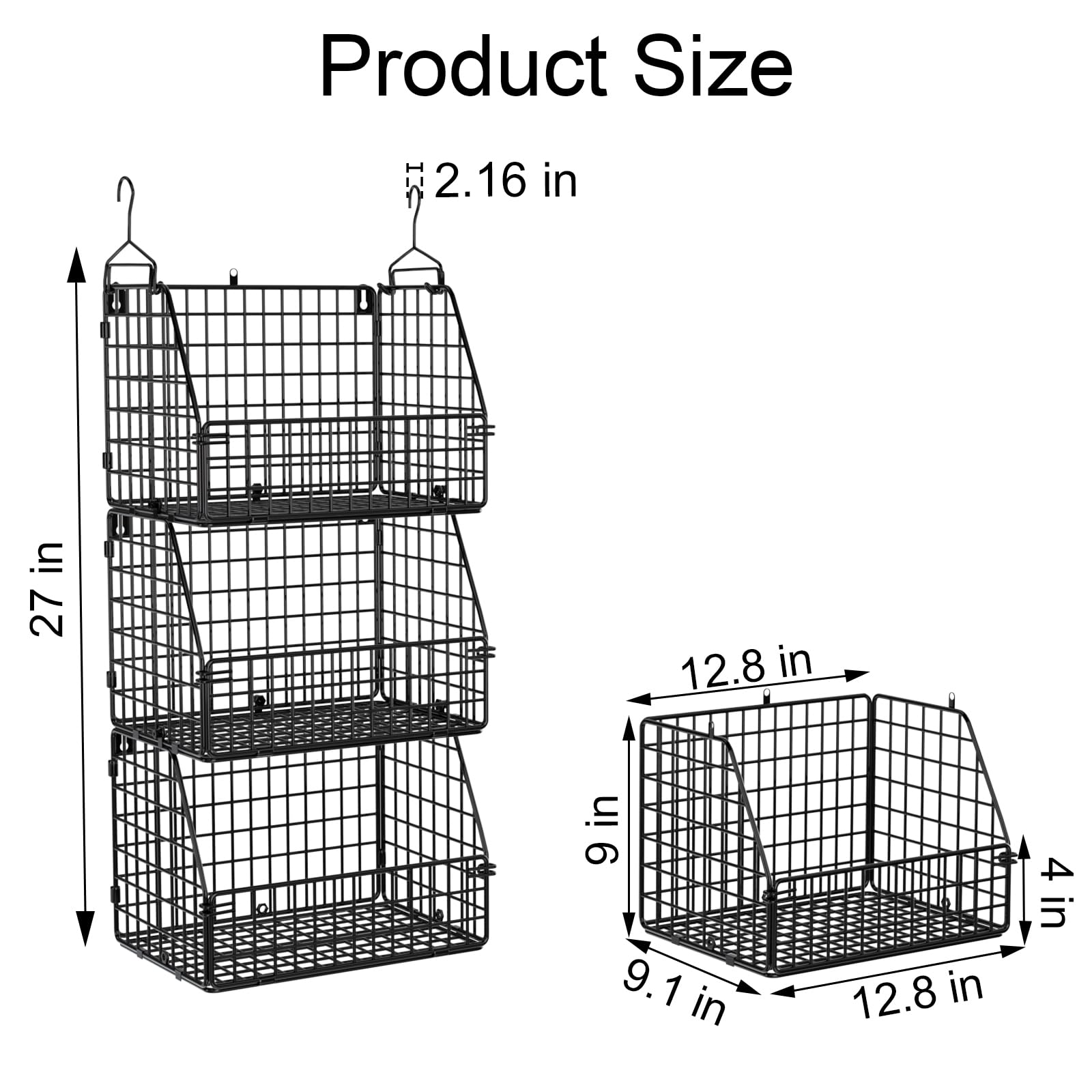 PUPPYCUTE displayed beside a hand to show basket size and capacity