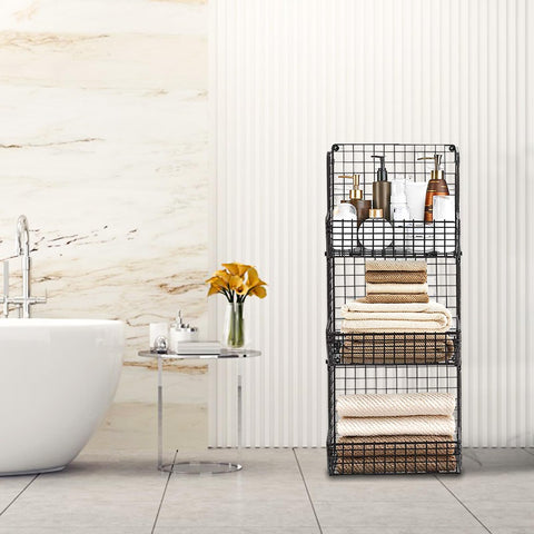 PUPPYCUTE wall-mounted in kitchen holding jars and spices for accessible storage