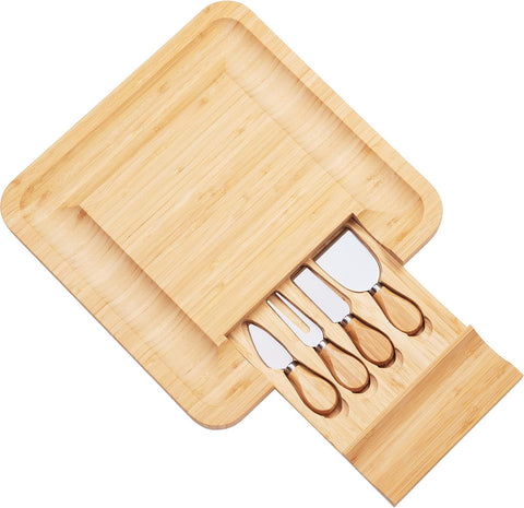 Purawood board held in hand to show 13x13 inch scale for portion planning