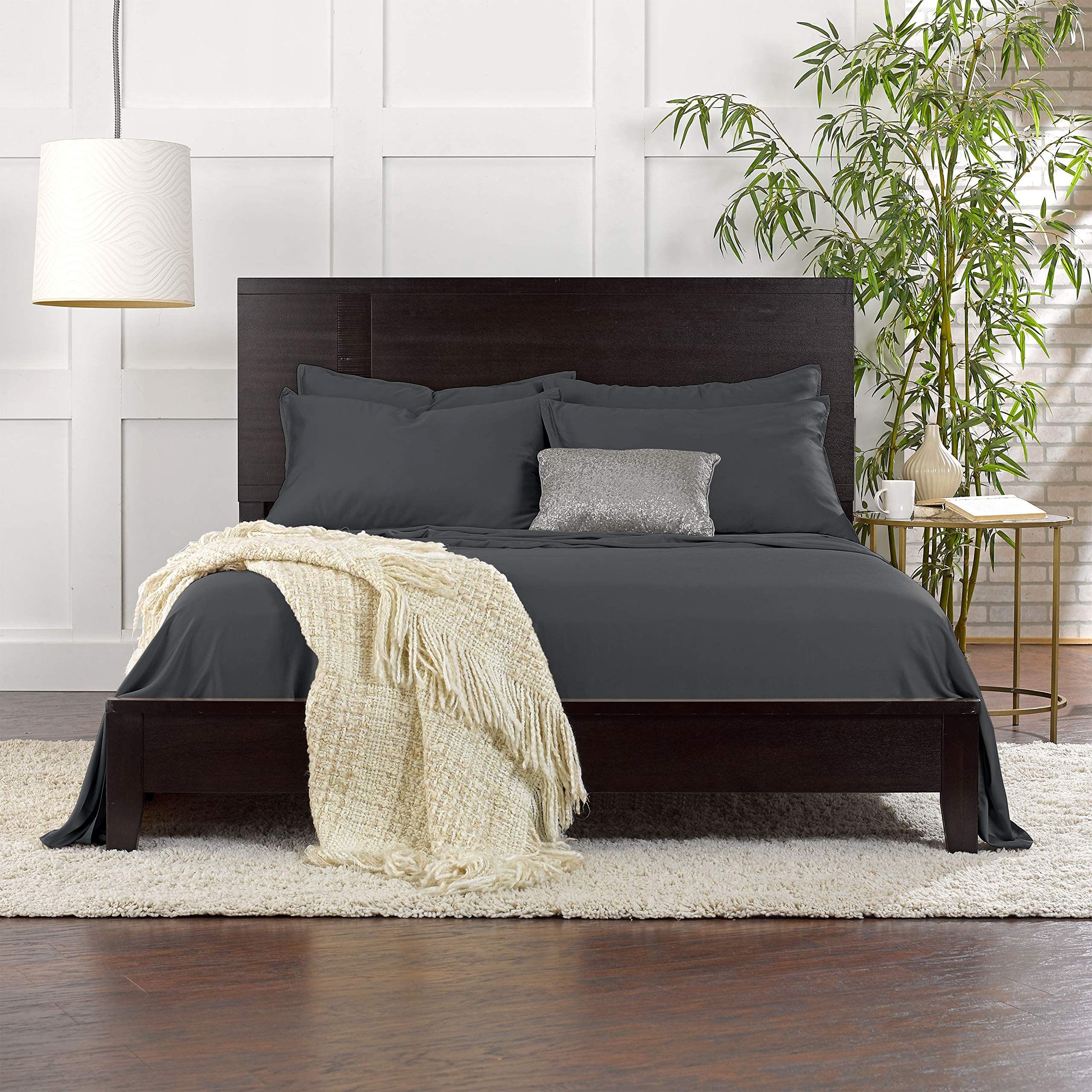 Pure Bamboo sheets on a bed in use demonstrating cooling effect