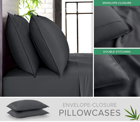 Pure Bamboo deep fitted pocket detail showing secure mattress fit