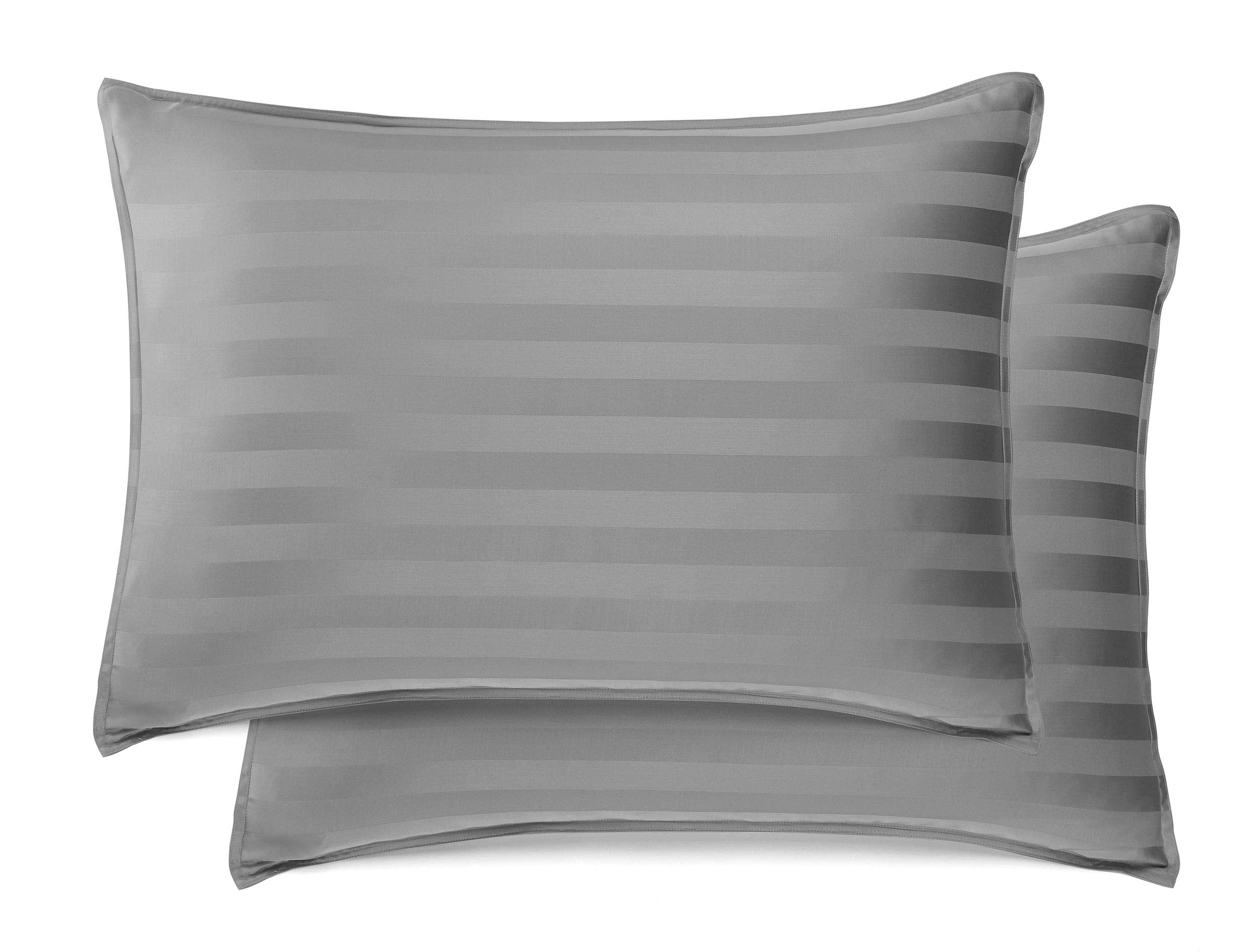 Pure Bamboo sateen weave texture close-up for silky, cooling feel