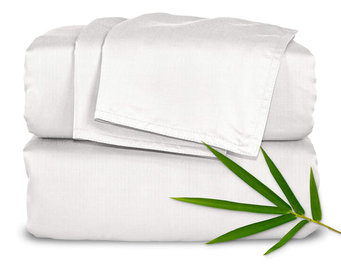 Pure Bamboo front packaging showing Twin XL set and benefits