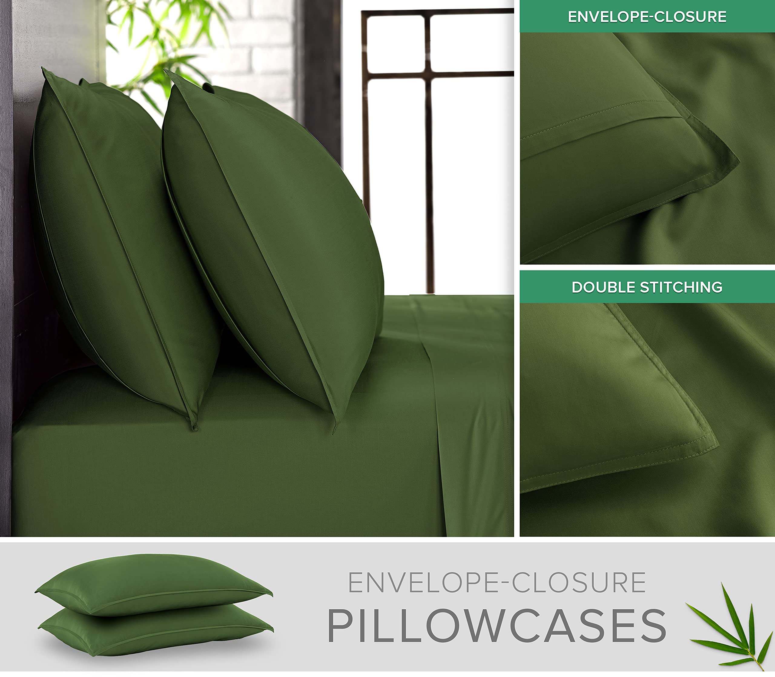 Pure Bamboo close-up of sateen weave showing silky texture and breathable comfort benefit