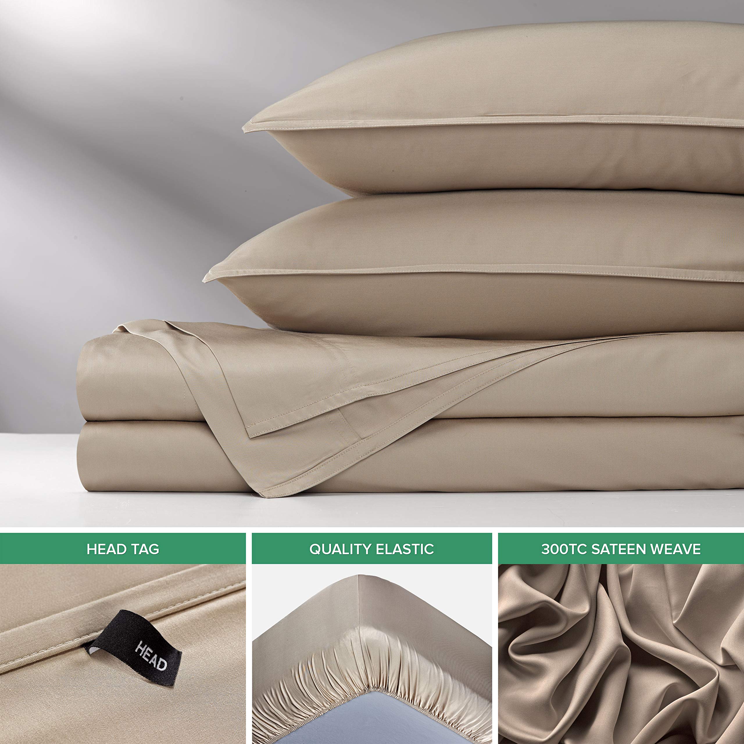 Pure Bamboo label and OEKO-TEX tag closeup showing tested safety and responsible sourcing