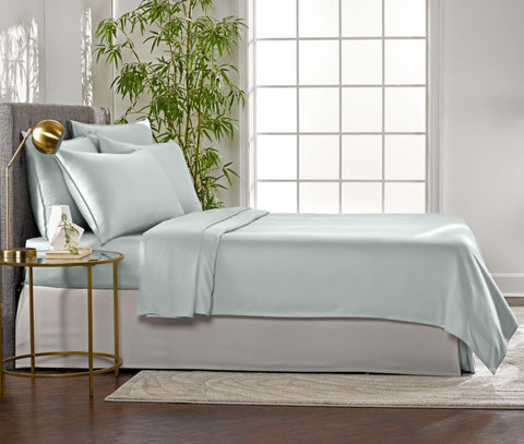 Pure Bamboo envelope-style pillowcase edge showing overlap closure for secure pillow