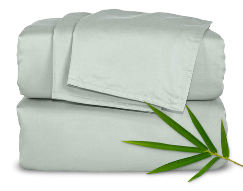 Pure Bamboo front packaging showing Sea Glass set and product benefit of clean presentation