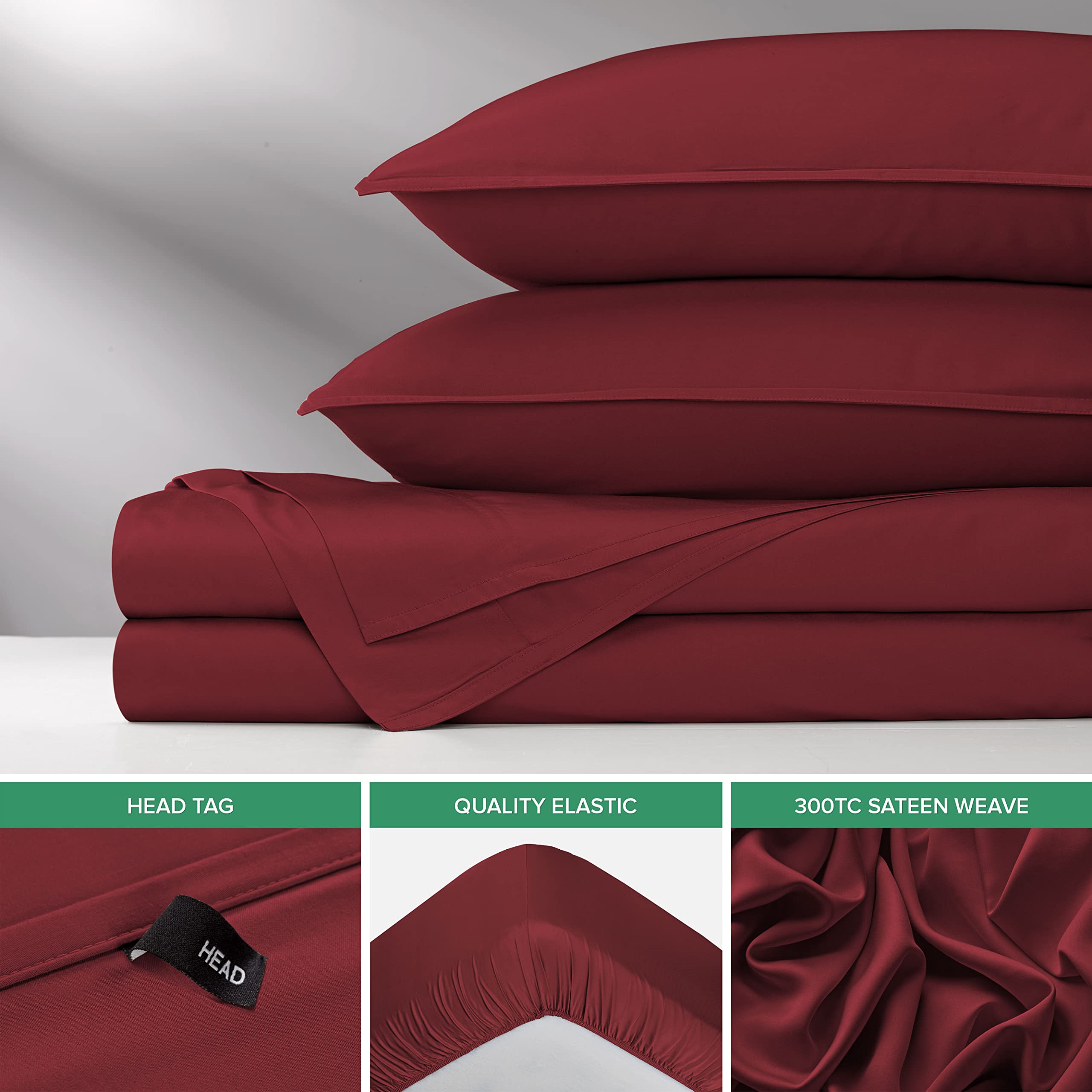 Pure Bamboo fitted sheet on a 16-inch mattress, verifies deep-pocket fit