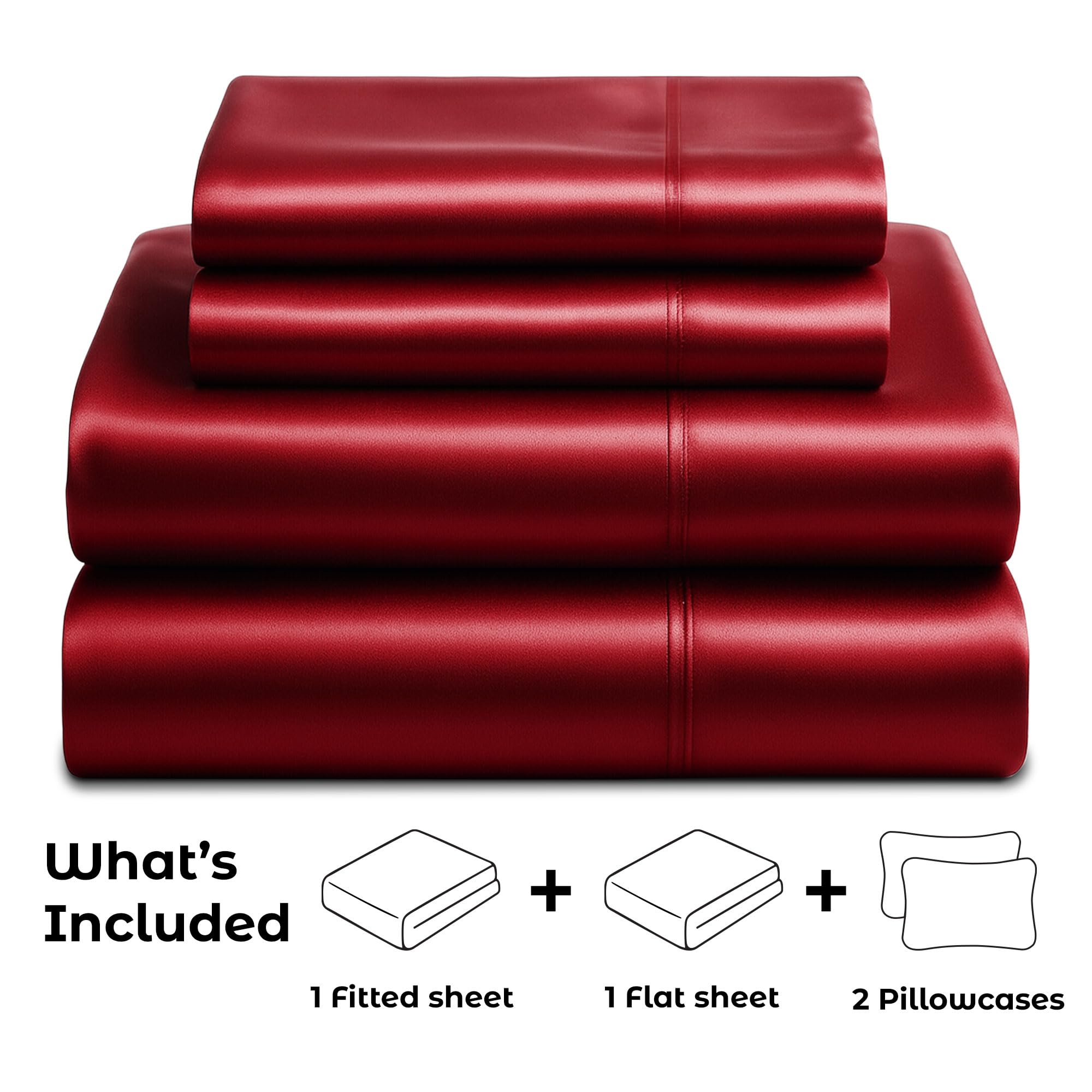 Pure Bedding king pillowcases close detail showing smooth seams and finish