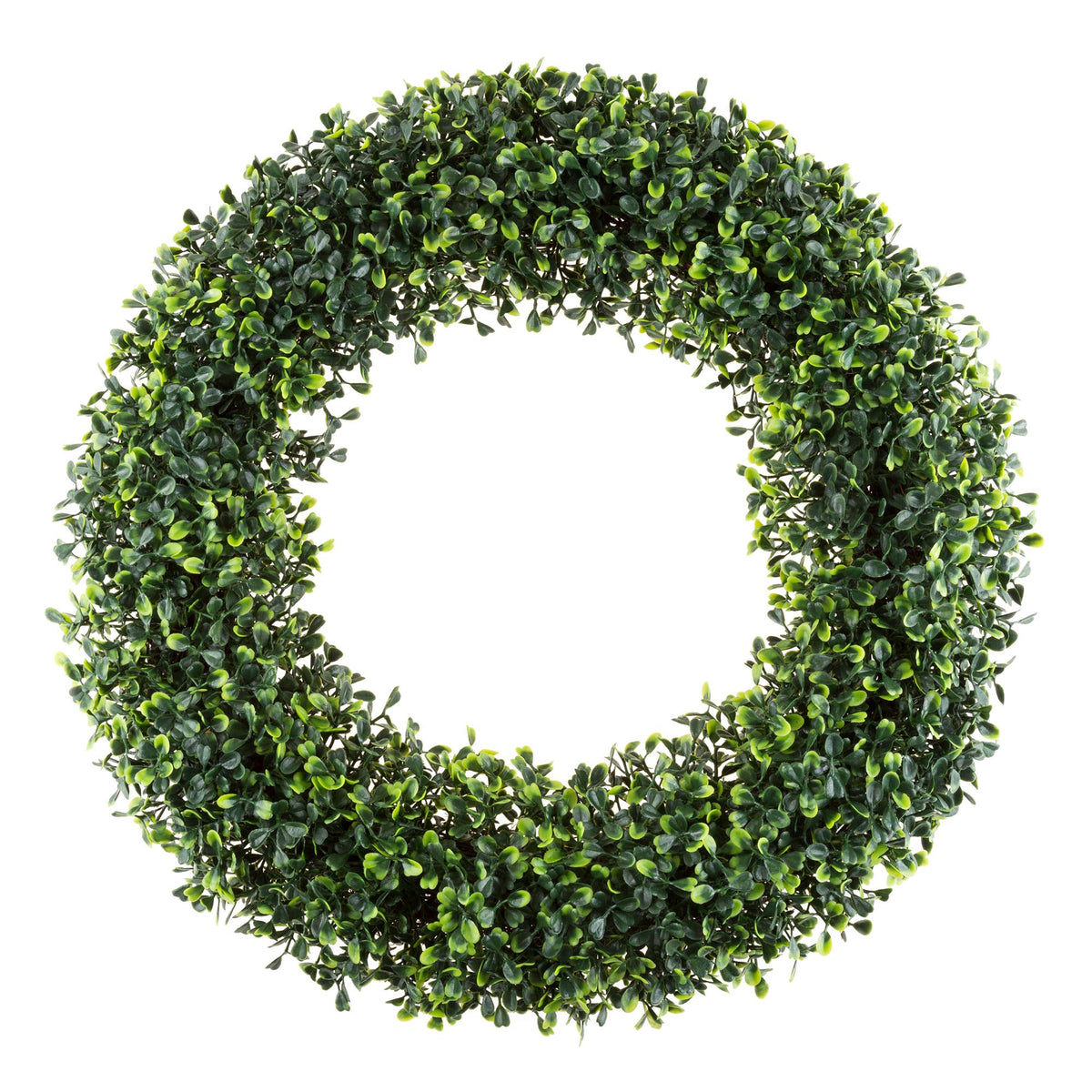 Pure Garden front door wreath on entry door showing curb appeal