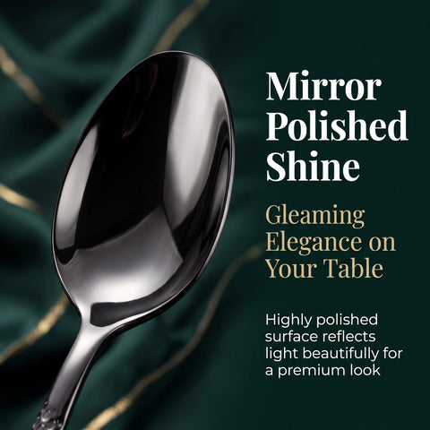PUREAIN flatware in place setting with plates to show table coordination benefits
