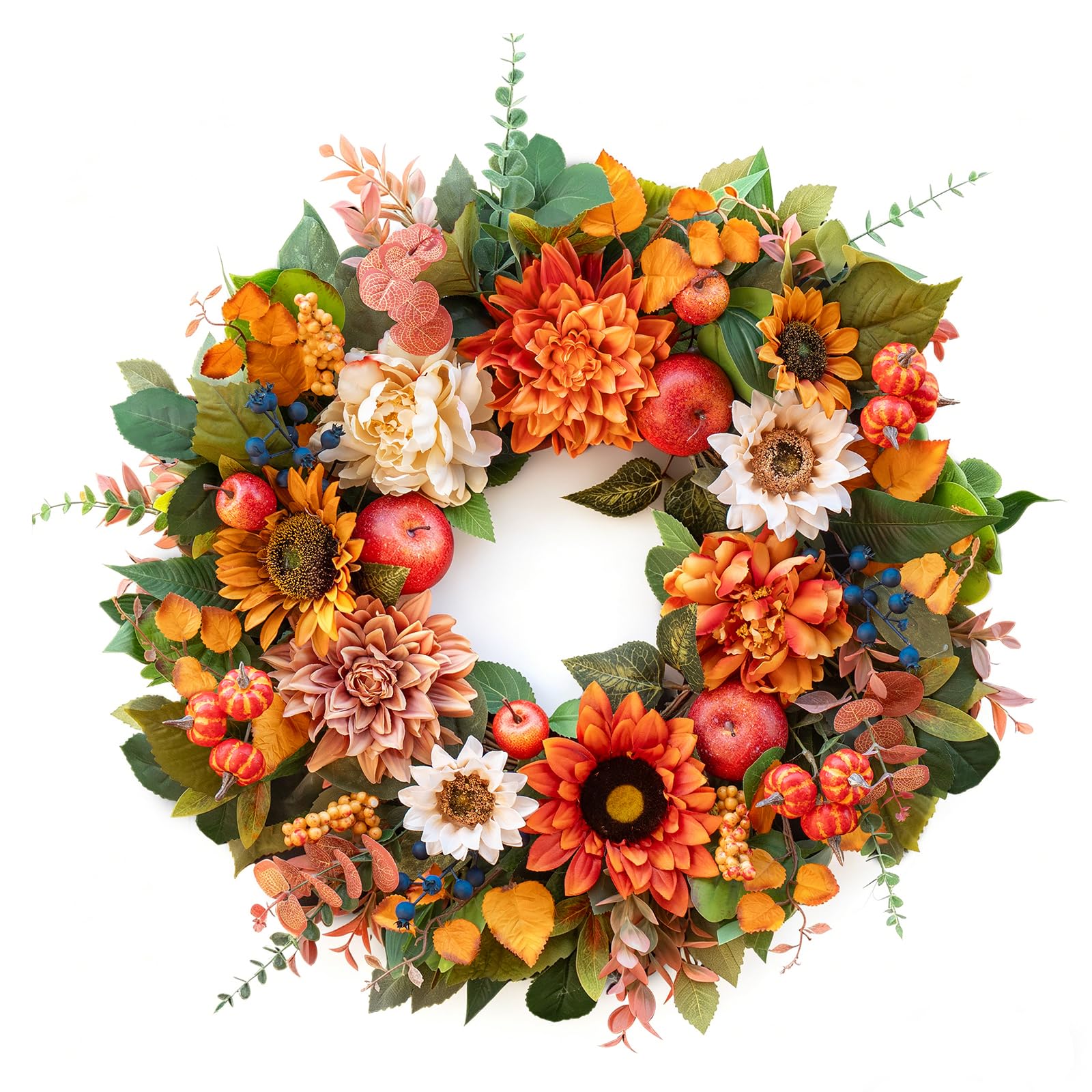 PureCosy wreath in shipping packaging, arriving ready to shape and hang