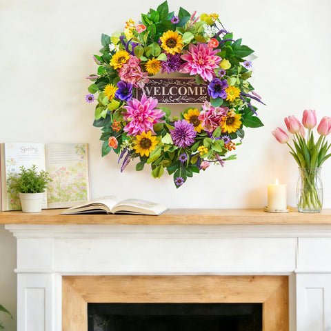 PureCosy pink and purple dahlia detail adding seasonal charm