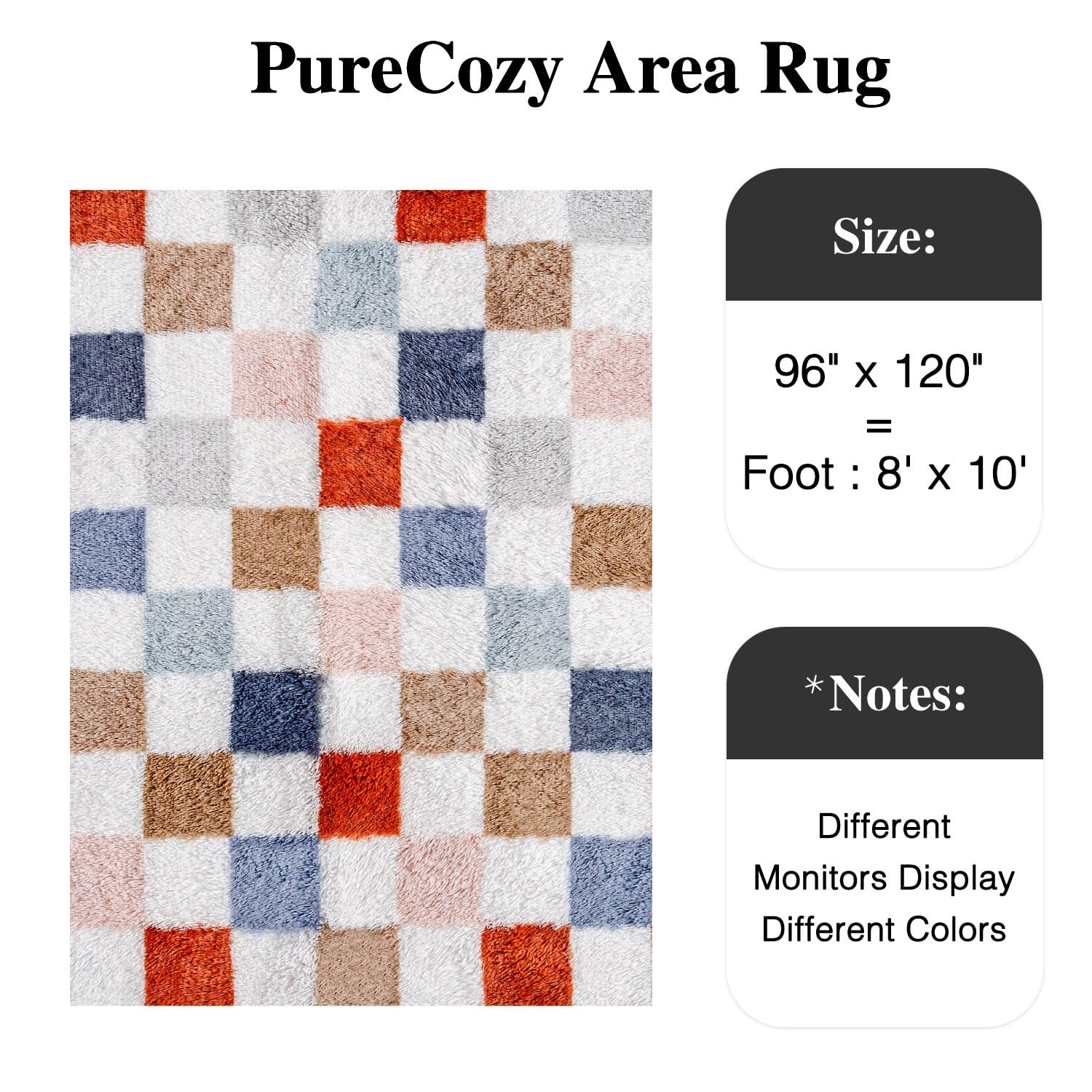 PureCozy backing detail showing felt and anti-slip dots for safety