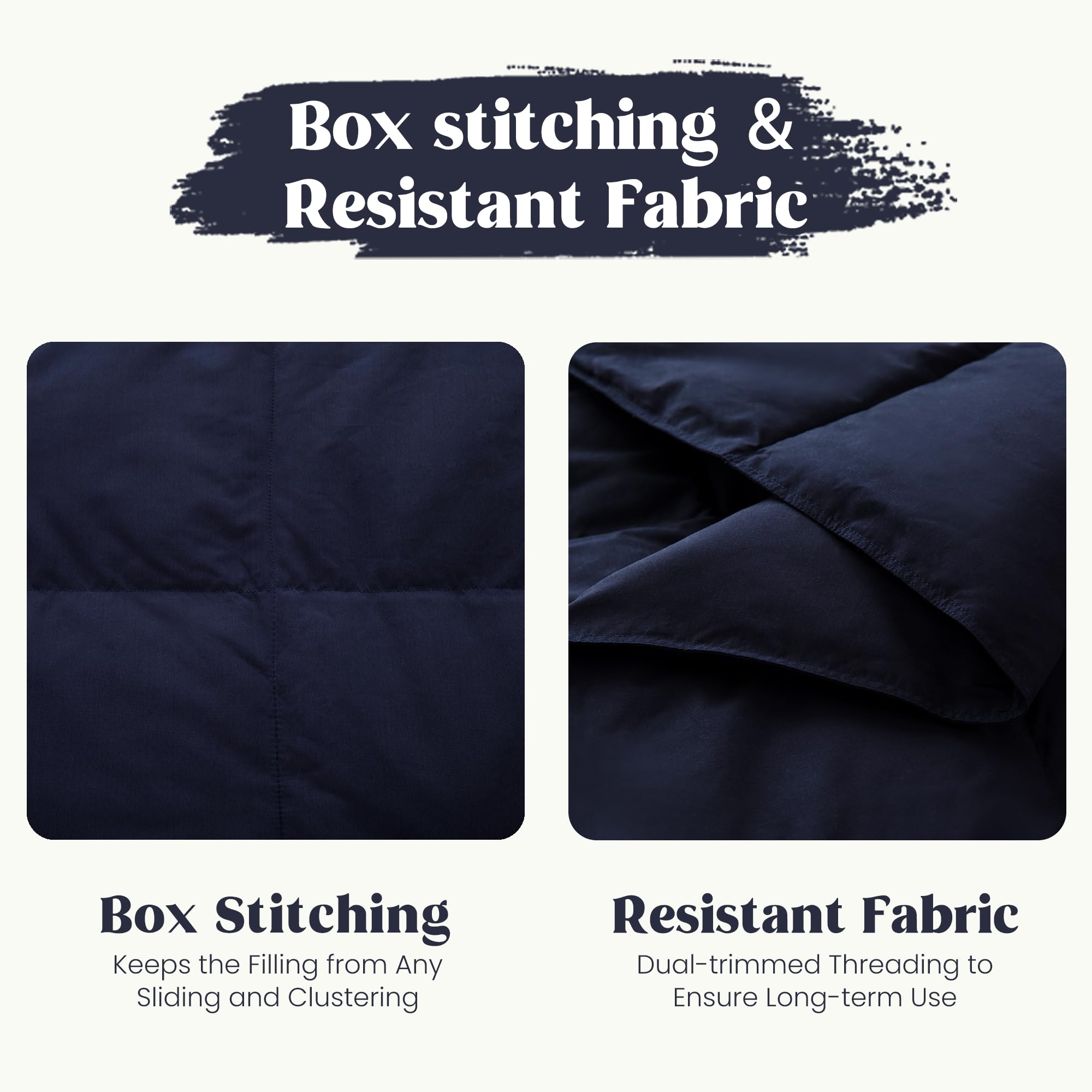 puredown folded throw next to book showing packable size and convenience