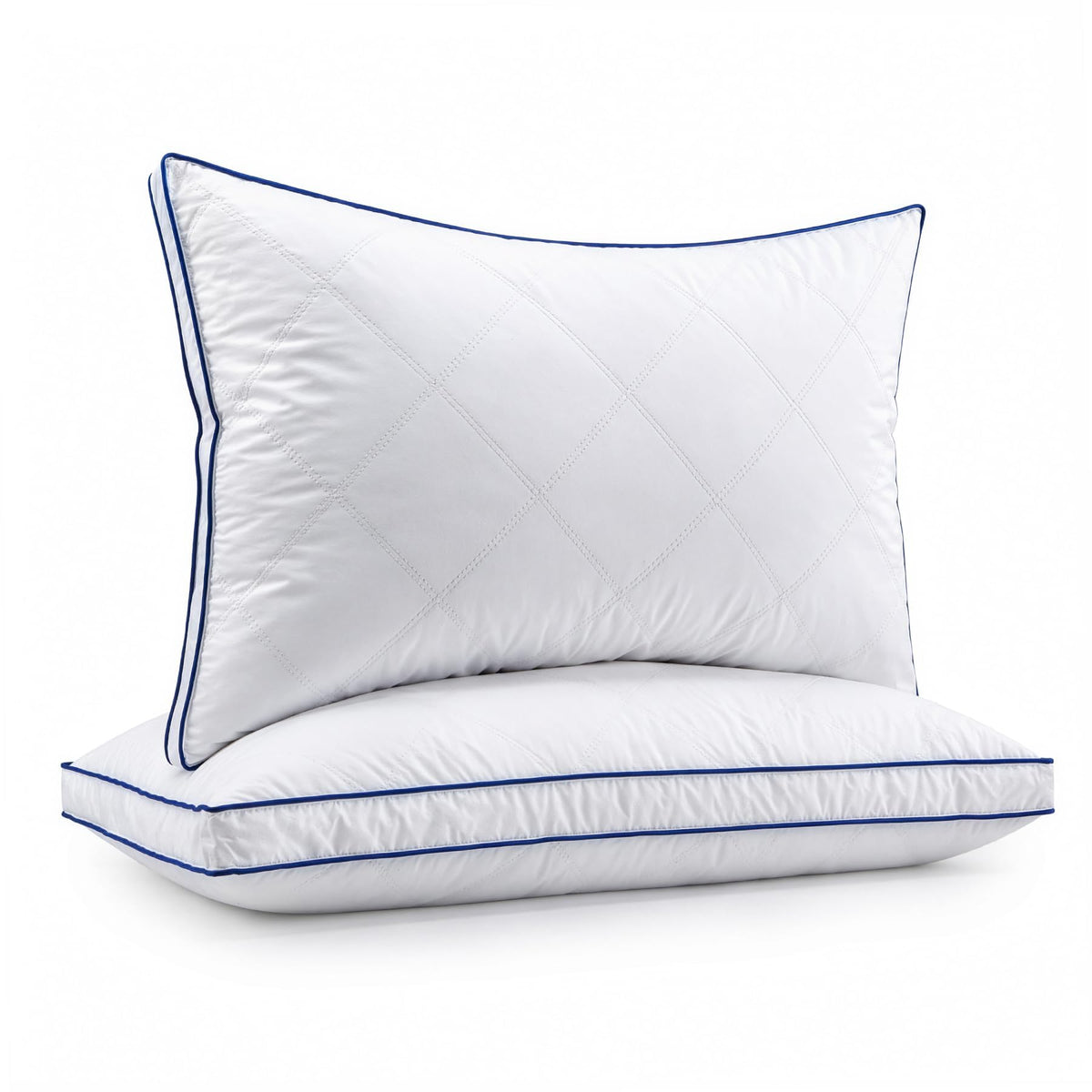 puredown front packaging pair showing set of two pillows and luxury appearance