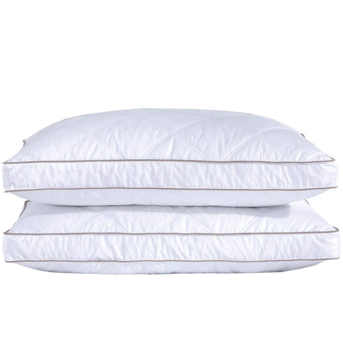 puredown king pillow front view showing plush hotel-style look and comfort