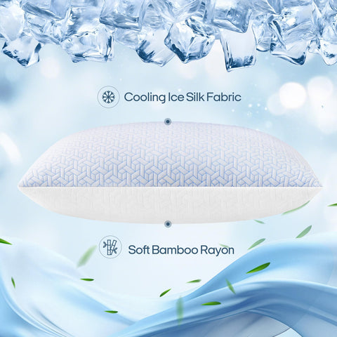 puredown pillow supporting neck profile to improve sleeping alignment