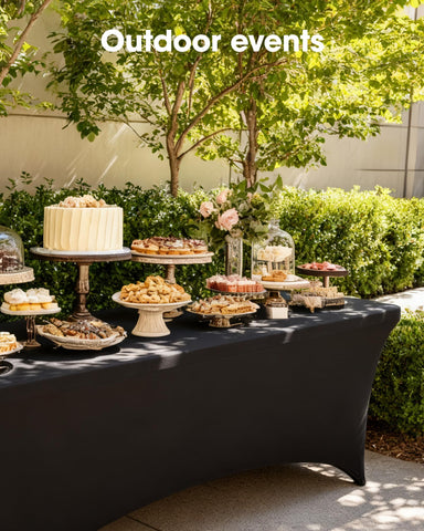 Pureegg tablecloth in event setting conveying professional appearance