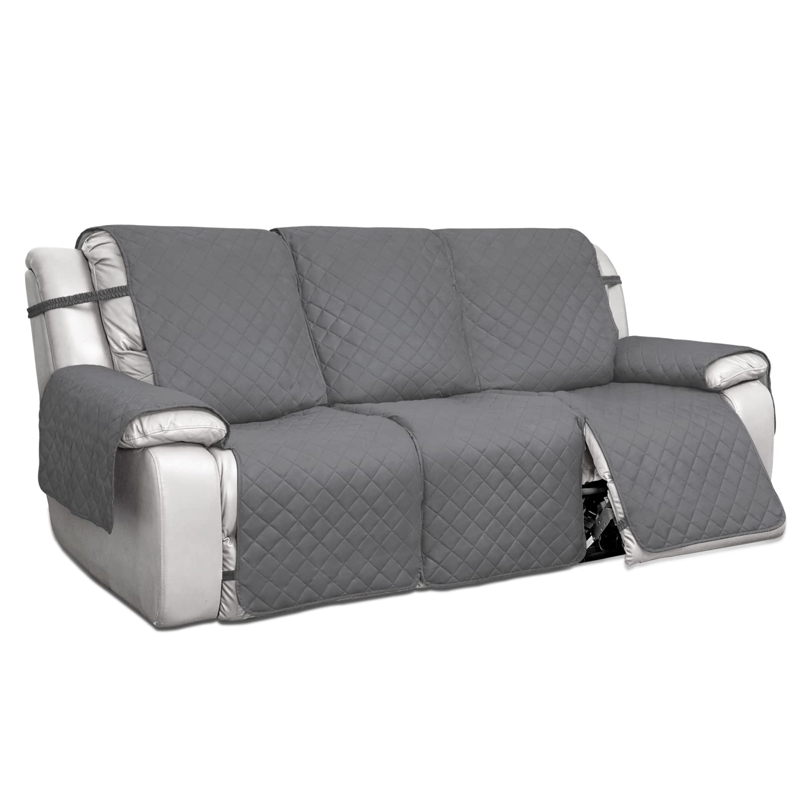 PureFit front view showing full three-seat cover protecting recliner