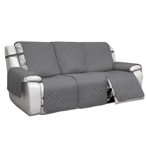 PureFit front view showing full three-seat cover protecting recliner