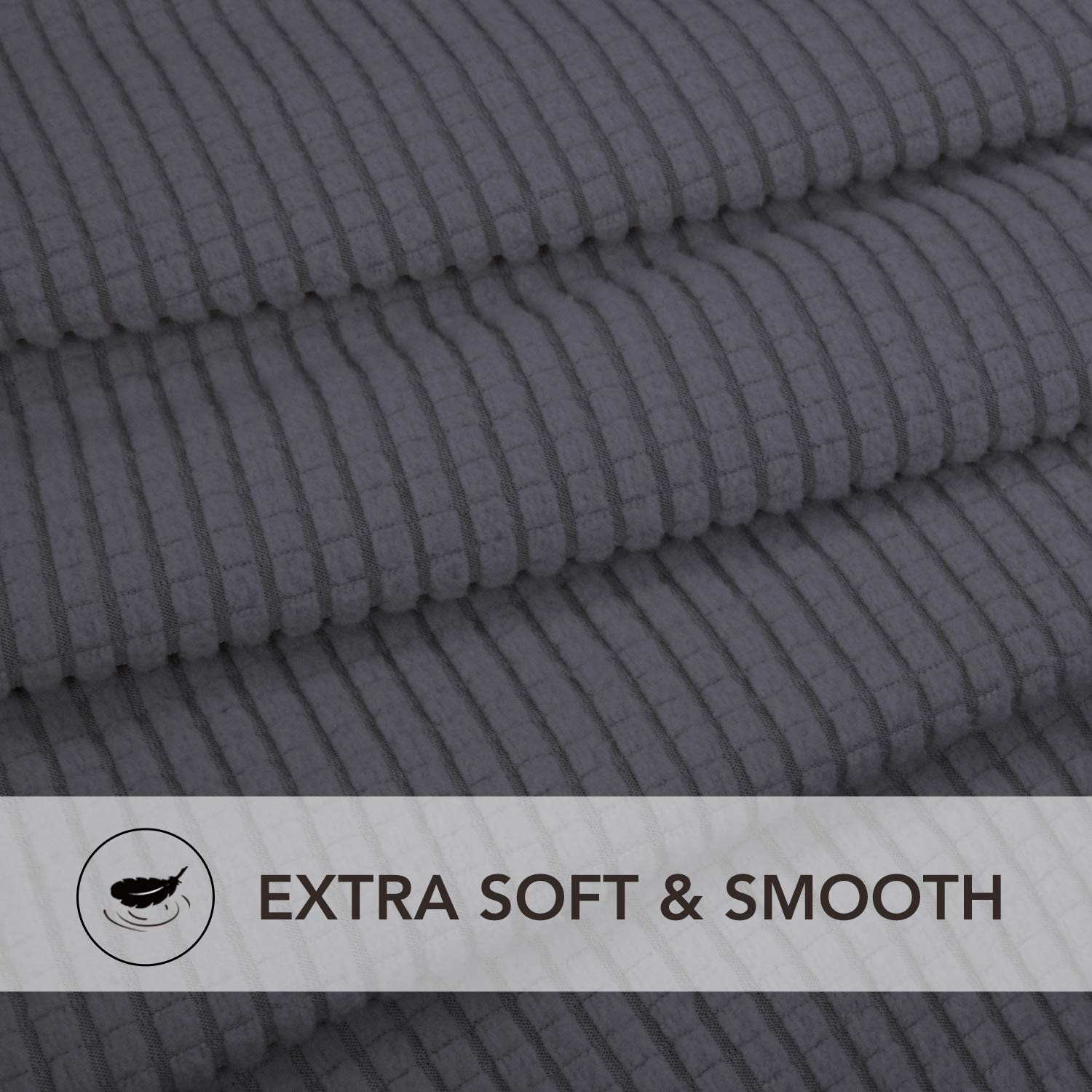 PureFit in living room styling showing modern dark gray cover refreshing decor