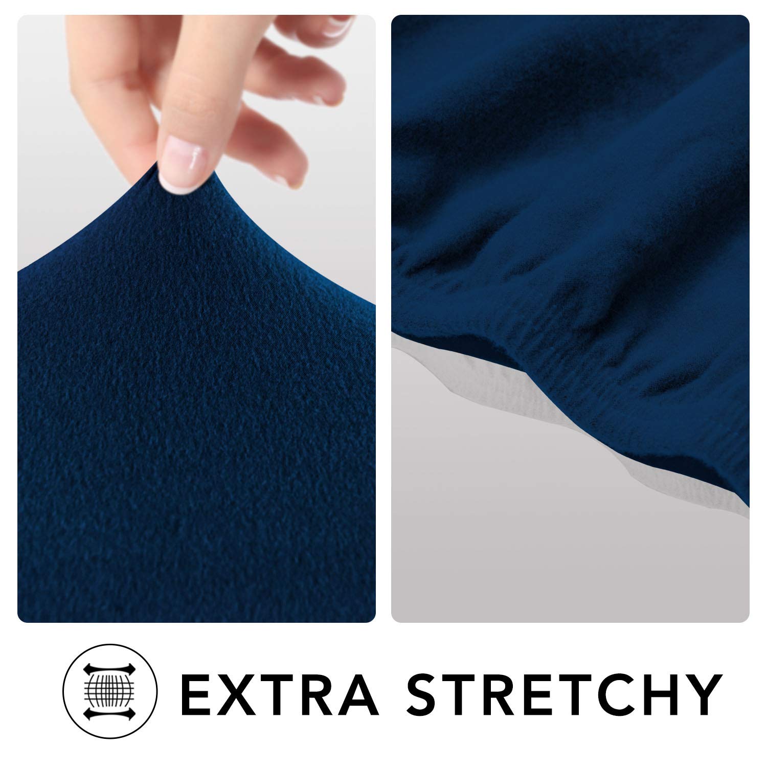 PureFit foam anchors tucked in seat gap for secure non-slip benefit