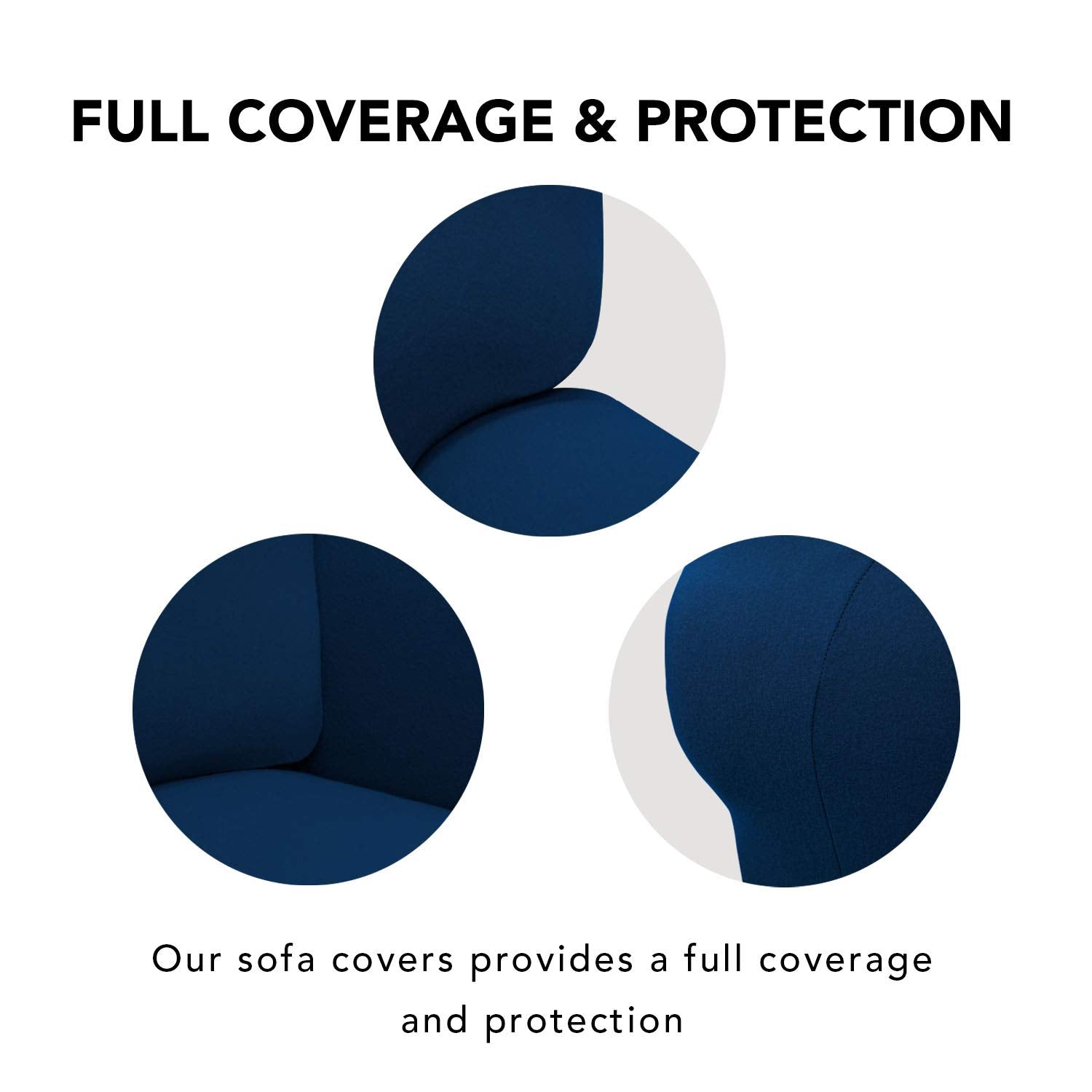 PureFit cover on sofa with dog demonstrating pet-protection benefit