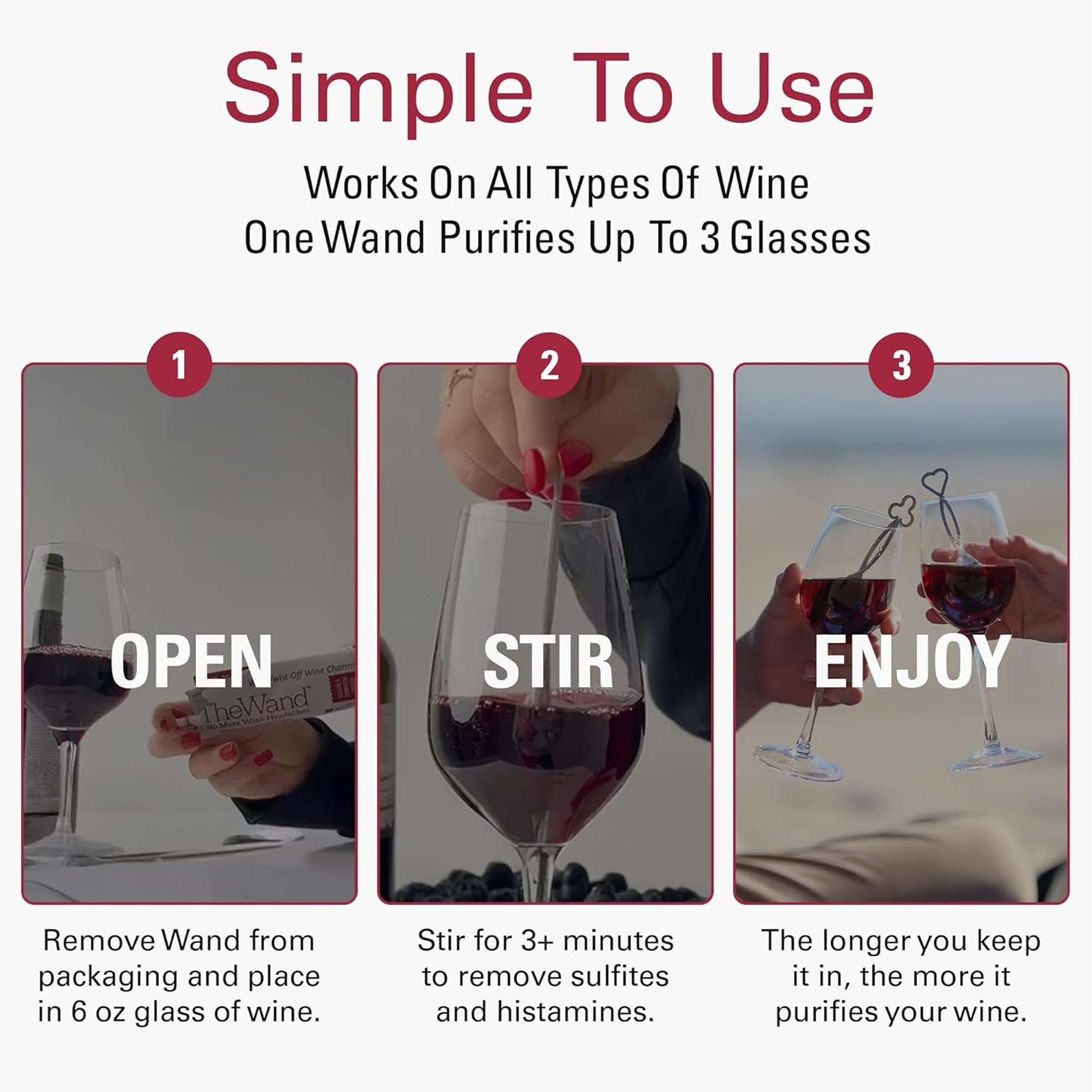 PureWine twist-off wine charms laid out for easy glass identification and gifting