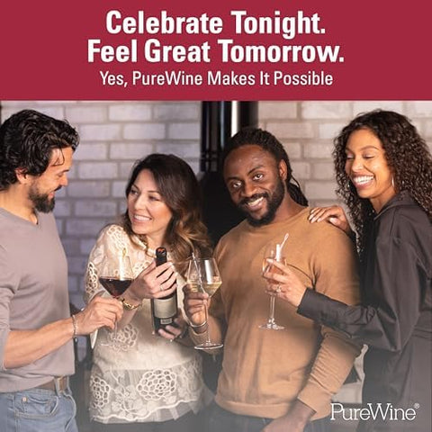 PureWine wand on a set table with wine glass illustrating enhanced tasting experience