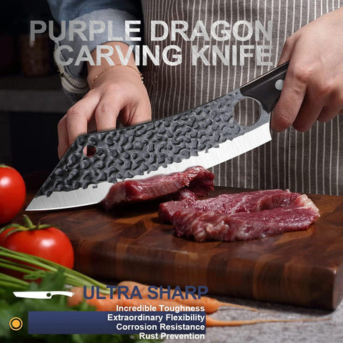 Purple Dragon finger hole view illustrating added control and safer handling
