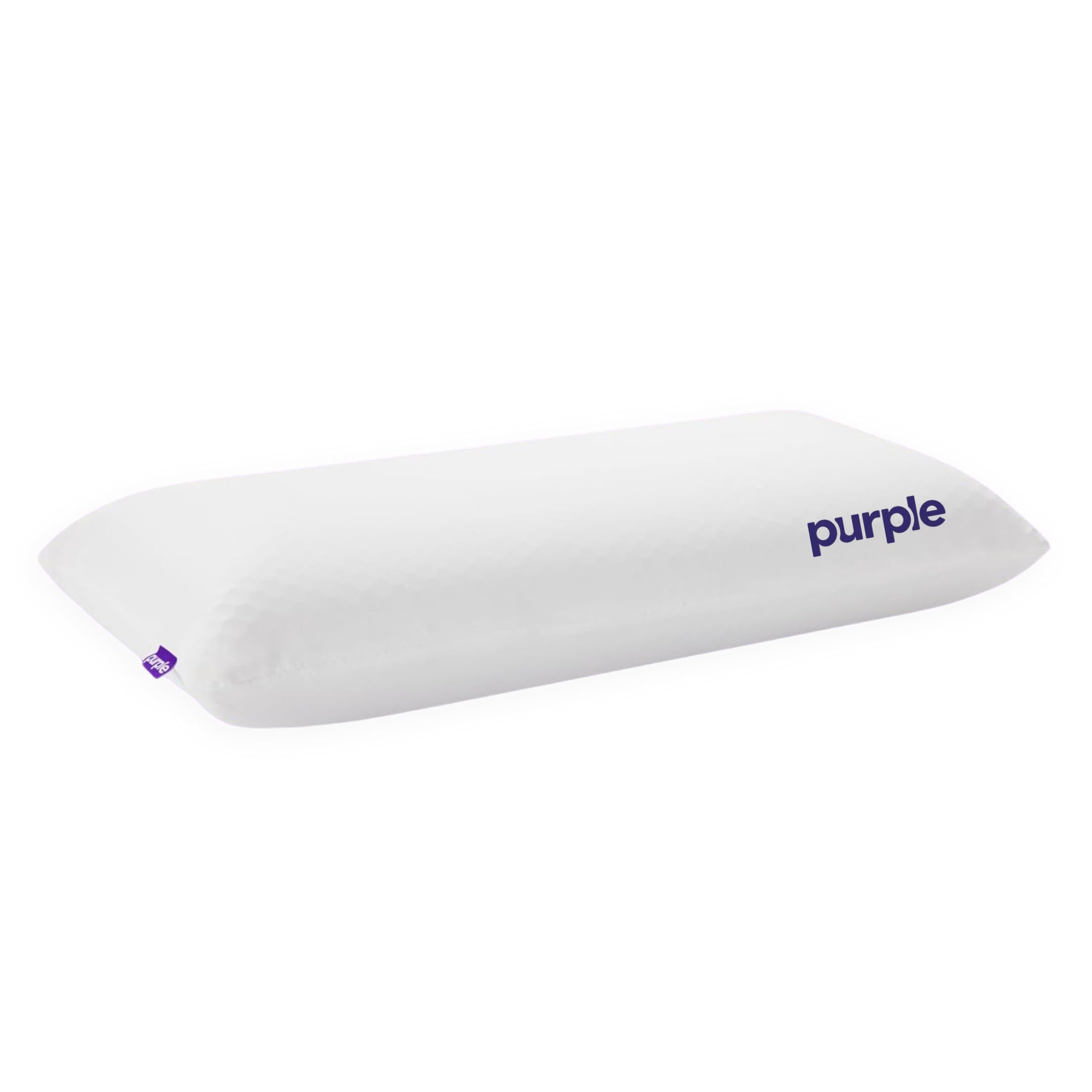 Purple Harmony Pillow front view showing king size and cover benefit cooling