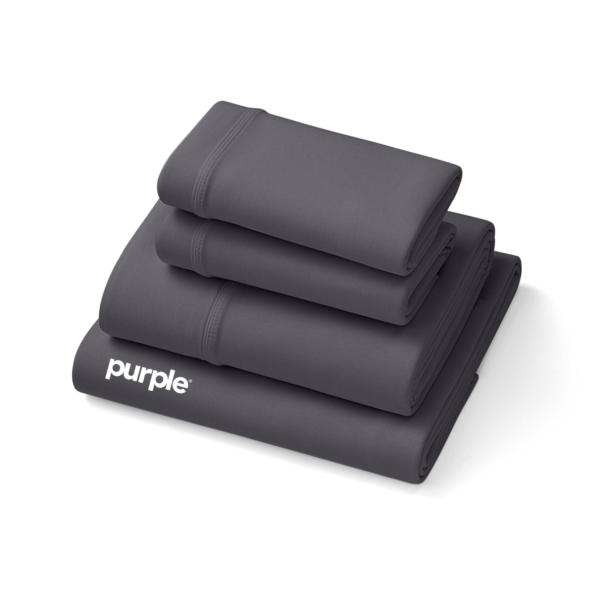 Purple front packaging showing SoftStretch sheets and cool, inviting texture