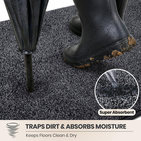 PURRUGS close-up of microfiber pile highlights absorbency and dirt capture