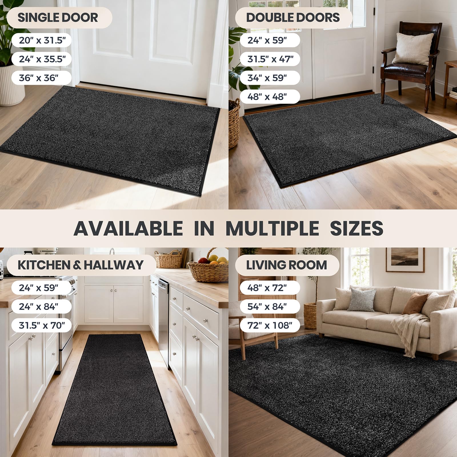 PURRUGS freshly washed mat air-drying to show easy machine-care