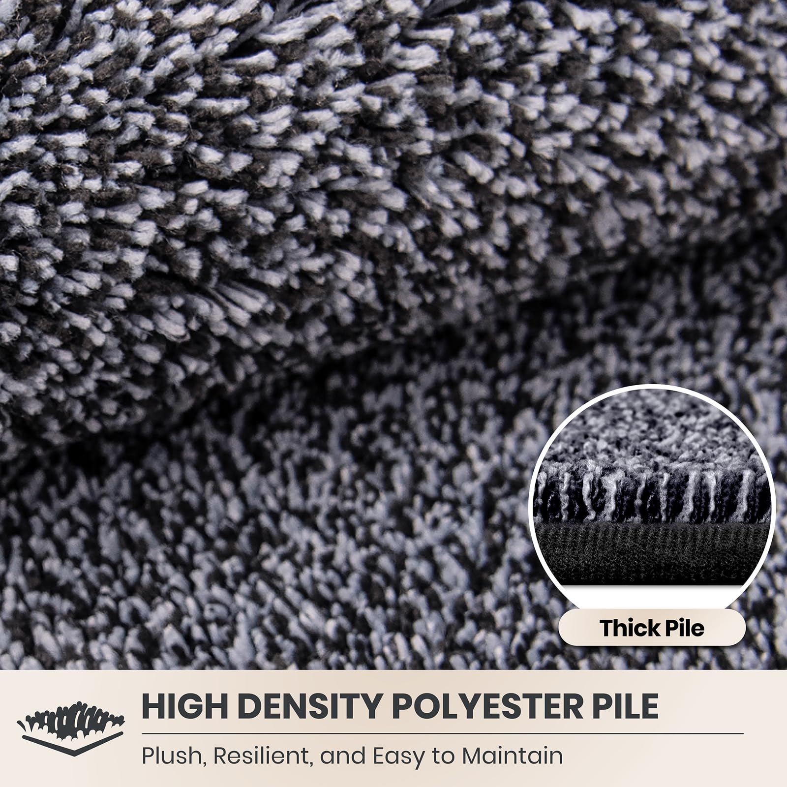 PURRUGS reinforced edge close-up resists fraying and pet claw damage