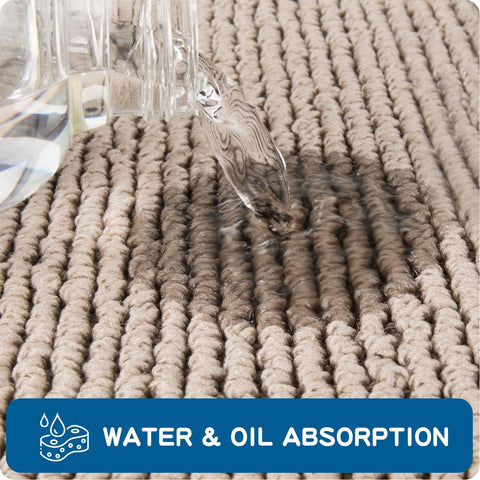 PURRUGS mat placed by kitchen sink showing spill protection and comfort