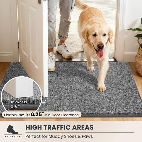 PURRUGS beside shoes to show scale and effective coverage for entries