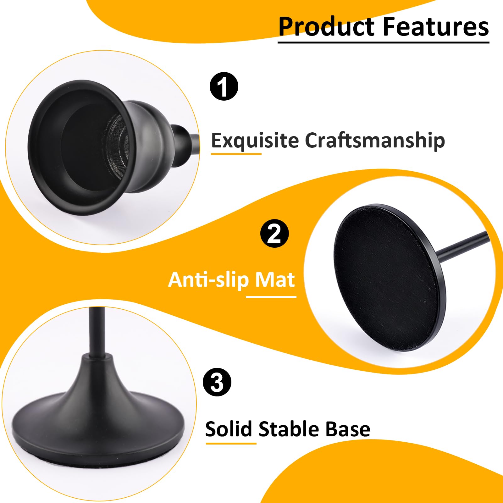 Pusenlan velvet-padded bottom detail protecting surfaces and preventing slips