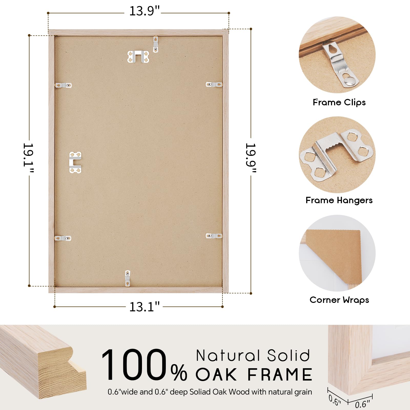 puthiac frame with mat showing 11x17 display option and neat border