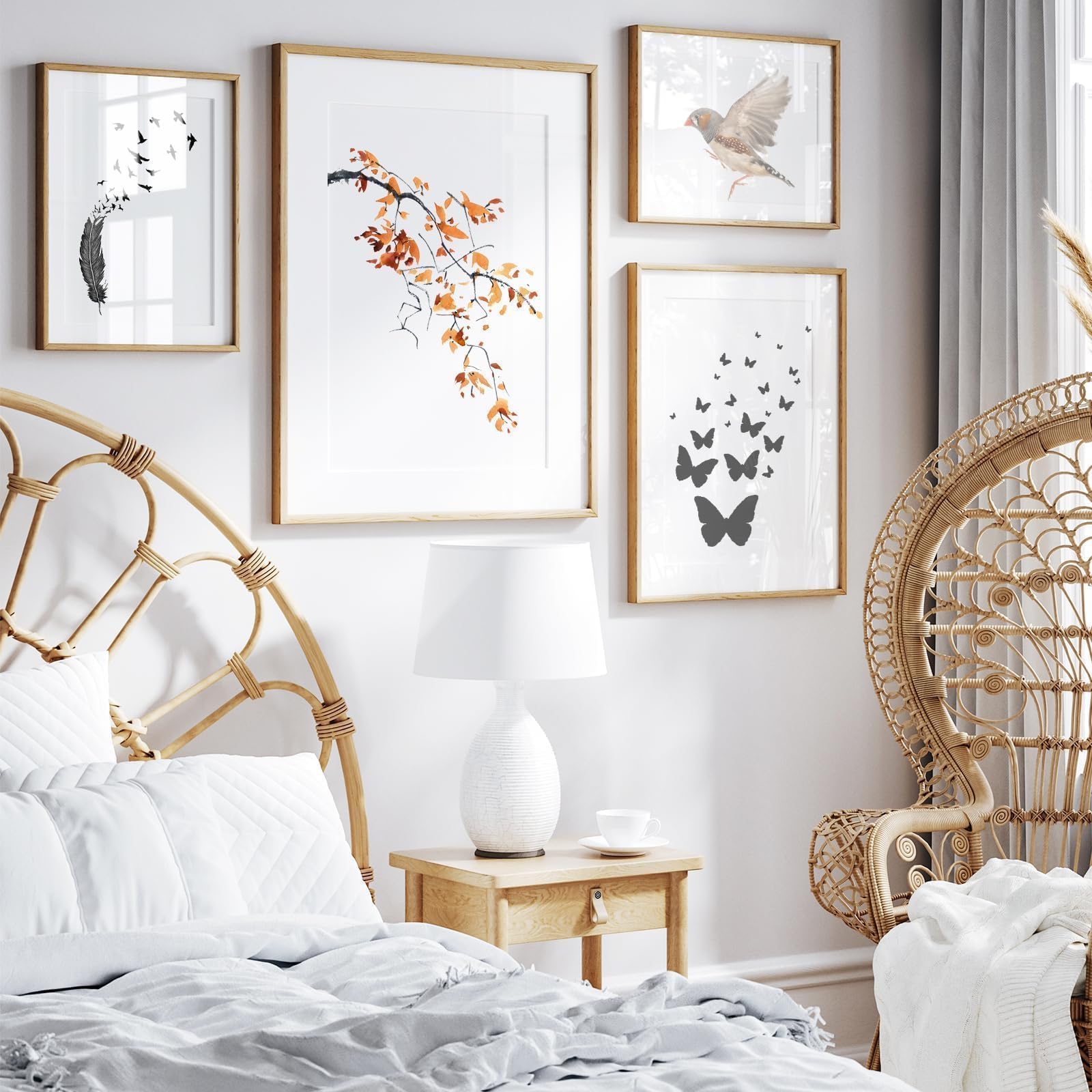 puthiac lifestyle hallway wall display adds natural warmth to decor