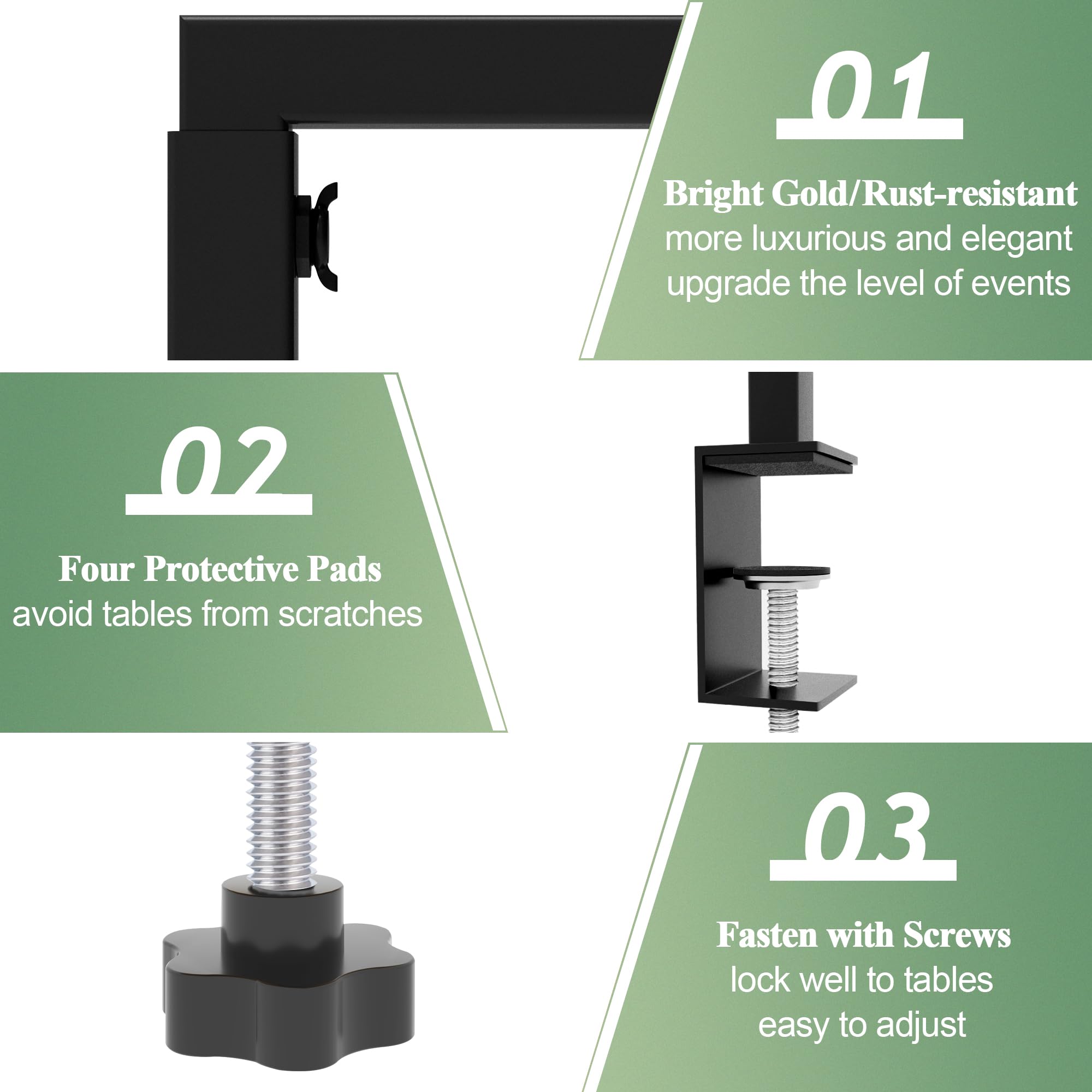 Putros close-up of thick square tube highlighting durable construction and strength