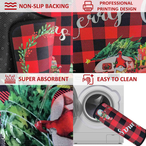 Putware pattern detail with holiday truck highlights seasonal charm