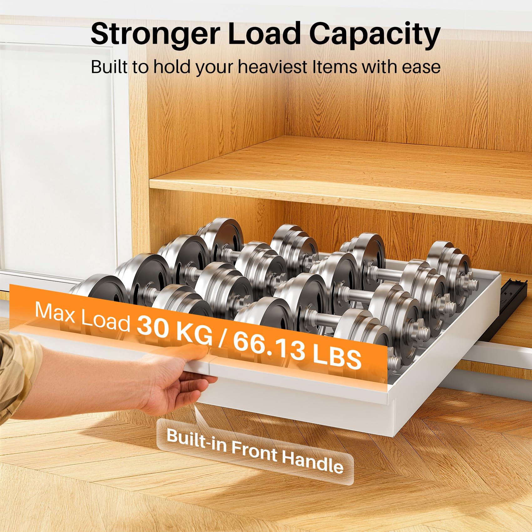 PXRACK drawer fully extended demonstrating full access to cabinet contents