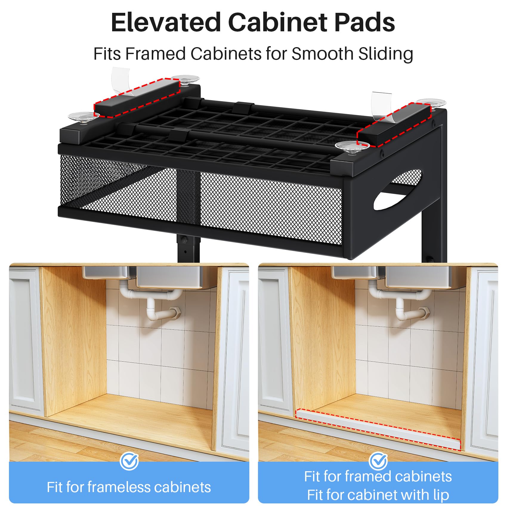 PXRACK installed under sink demonstrating easy access and organized storage