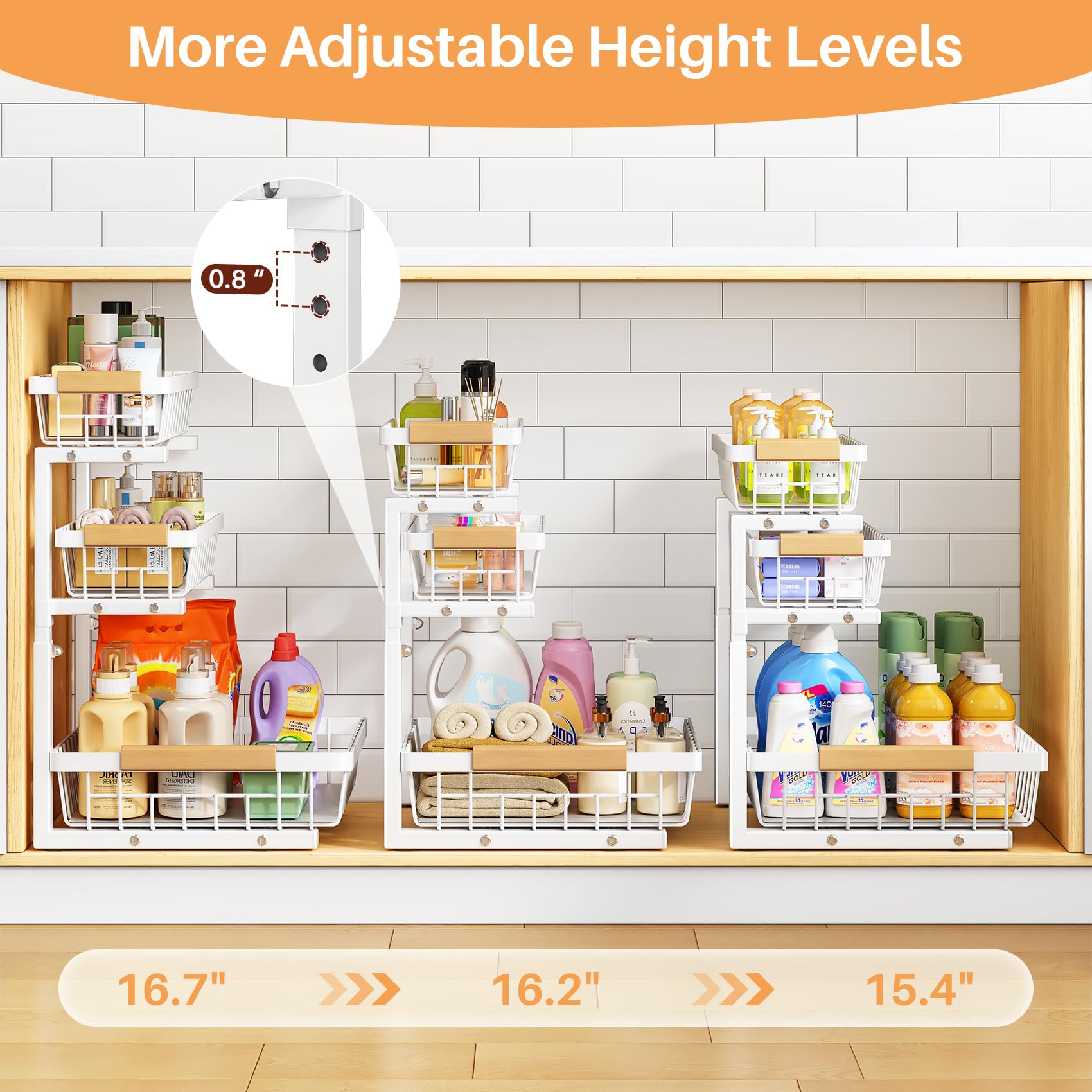 PXRACK in kitchen pantry storing jars for quick item retrieval