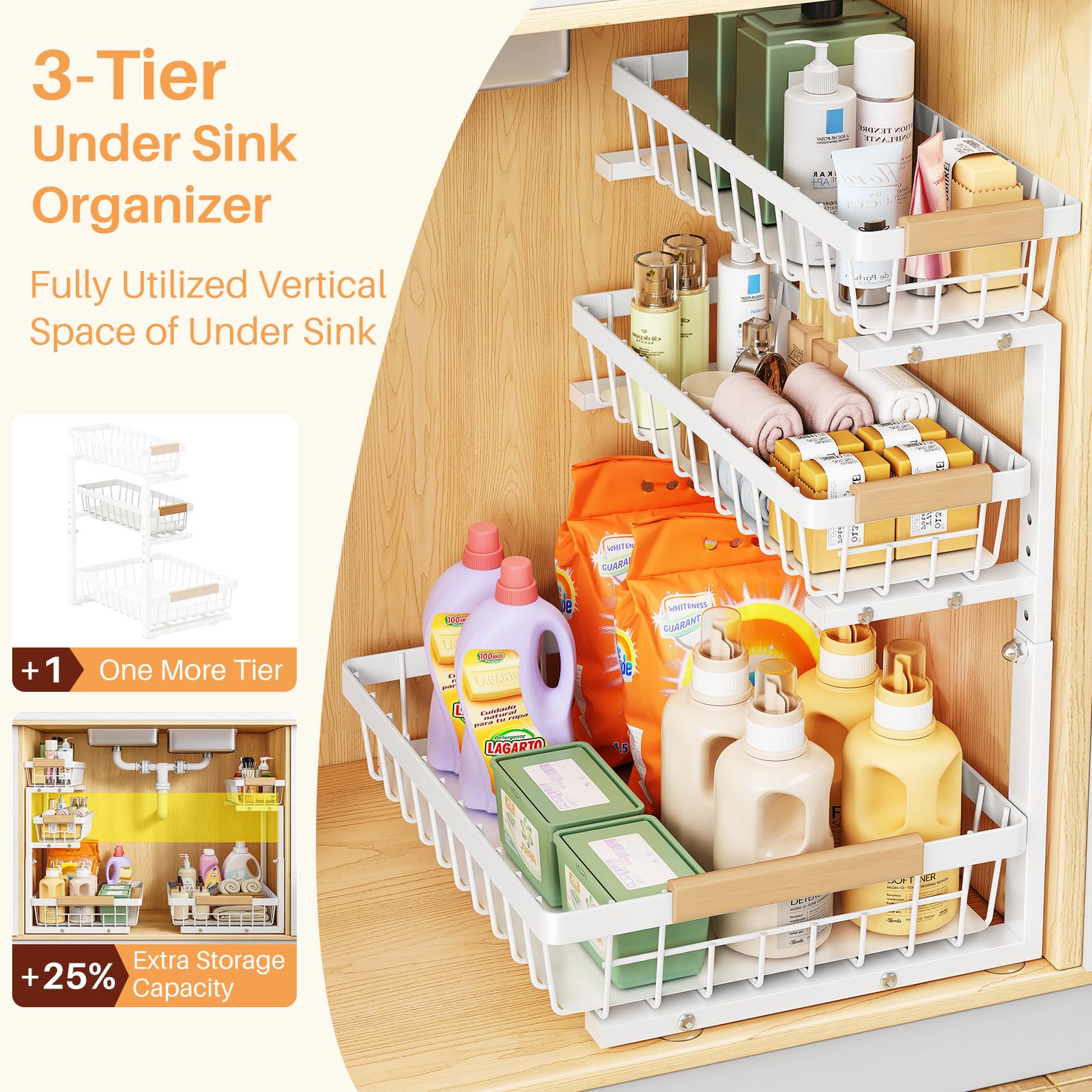 PXRACK shelf slats texture showing easy-clean surface advantage