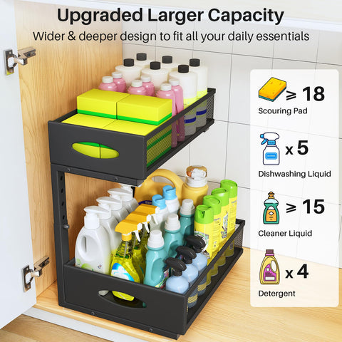 PXRACK filled with cleaners illustrating stable storage and quick retrieval